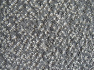 Bush Hammered G684 Slabs & Tiles, G684,Fuding Black,Black Basalt Slabs & Tiles