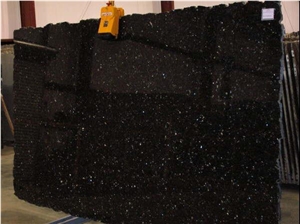 Black Galaxy Granite Slabs & Tiles, India Black Granite