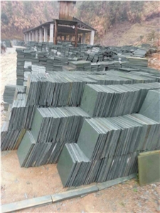 China Green Slate Tiles and Slabs