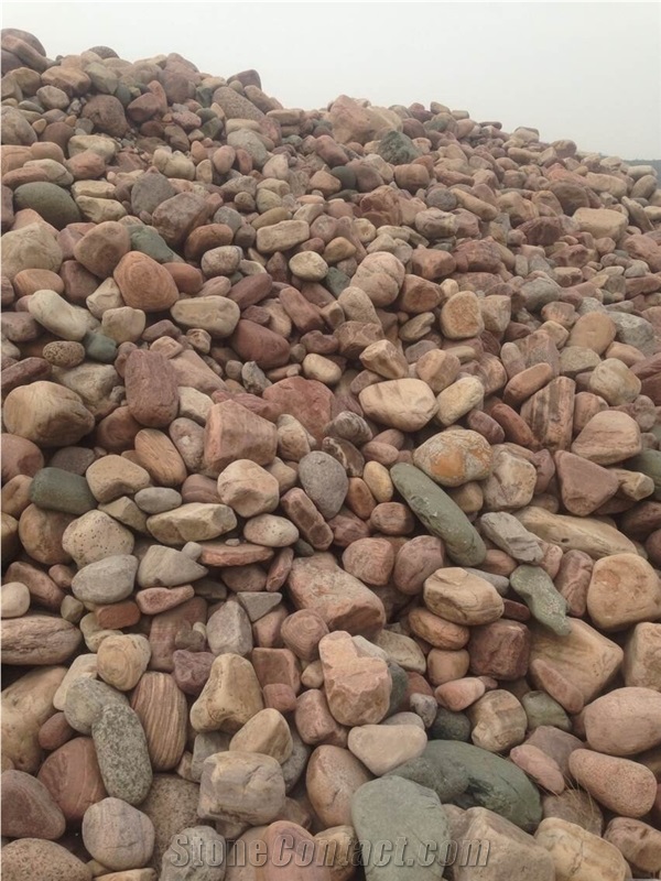 Multicolor Pebble Stone, River Stone