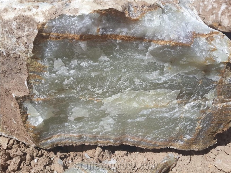 New Green Abbarik Onyx, Light Green Onyx Block