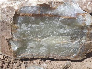 New Green Abbarik Onyx, Light Green Onyx Block