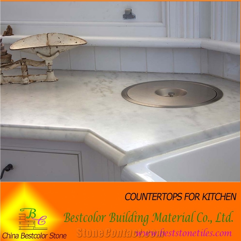 Carrara White Marble Vanity Tops