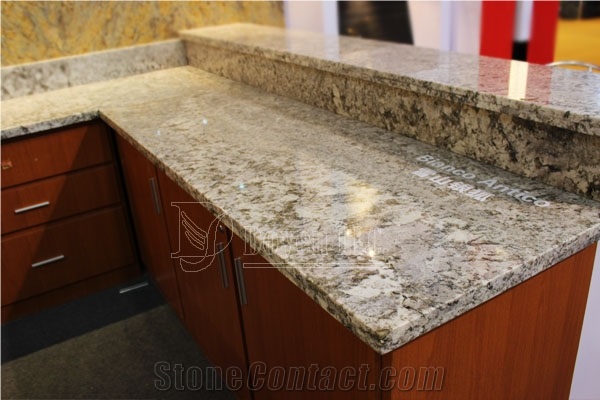 Brazil Bianco Antico Grey Granite Kitchen Countertops & Bar Tops