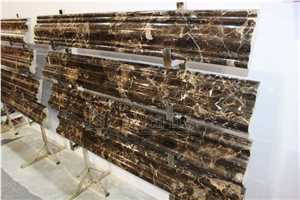 Dark Emperador Brown Marble Border Liners and Mouldings