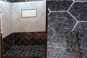 Phoenix Blue Granite Bathroom Shower Flooring Tiles & Willing Designs, New Granite Tiles