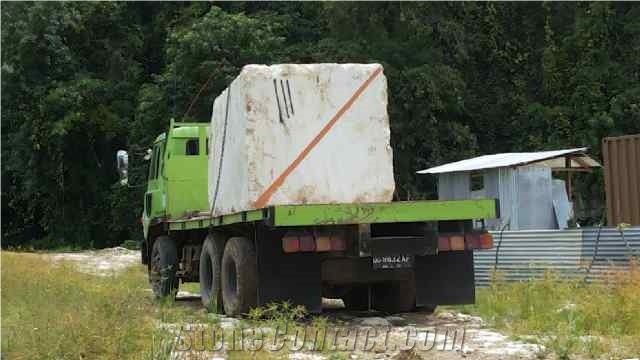 Indonesian Marble (Block Marble), Creama Arial Marble Block