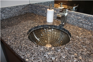 Blue Pearl Granite Bathroom Countertops