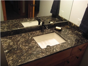 Cosmic Black Granite Bathroom Countertops Cosmic Black Granite Bathroom Countertops