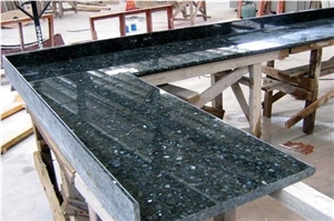 Emerald Pearl Granite Kitchen Countertops