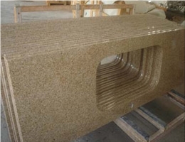 G682 Granite Yellow Rust Stone Granite Bathroom Countertops