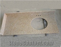 G682 Granite Yellow Rust Stone Granite Bathroom Countertops