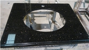 Imported Black Granite Bathroom Countertops Sands, Natural Black Granite Bathroom Countertops