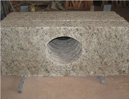 Owen Gold Granite Bathroom Countertops