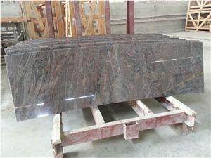 Purple Color Granite Bathroom Countertops