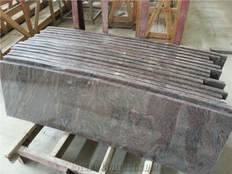 Purple Color Granite Bathroom Countertops