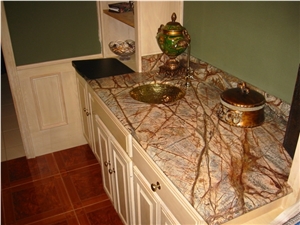Rainforest Brown Marble Bathroom Countertops Rainforest Brown Marble Bathroom Countertops