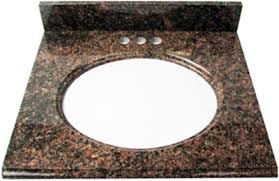 Tan Brown Granite Bathroom Countertops