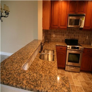 Giallo Fiorito Granite Bar Top,Kitchen Tops