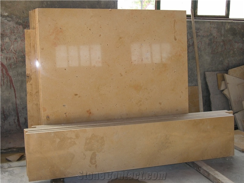 Yellow Limestone ( Good Quality ) Slabs & Tiles, China Yellow Limestone