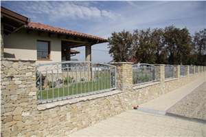 Gold Provance Beige Limestone Building & Walling, Wall Cladding, Veneer Stone