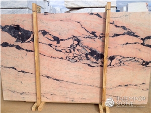 Rosa Portogallo Veined Marble Slabs