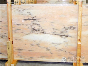 Rosa Portogallo Veined Marble Slabs