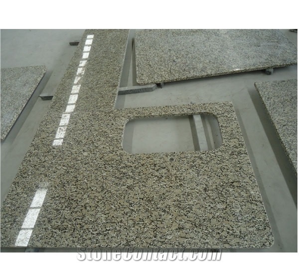 Golden Leaf Granite Kitchen Counter Top