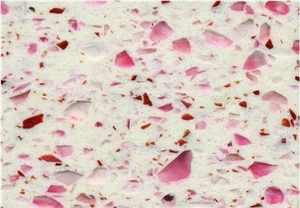 Pink Quartz Stone Tiles Slabs for Kitchen Countertop Bathroom Sinks Bath Top Worktop