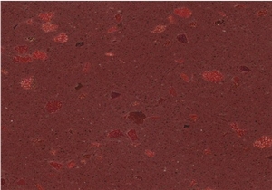 Red Quartz Stone Tile Slab