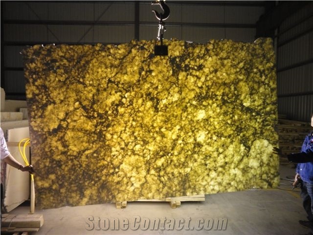 Gold Alabaster, Persian Yellow Alabaster Slabs