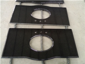 G684 Black Granite Vanity Tops