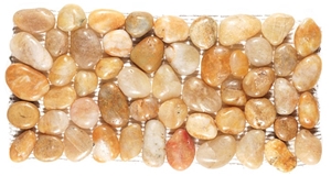 Polished River Rock Pebble Stone Border - Pb 101