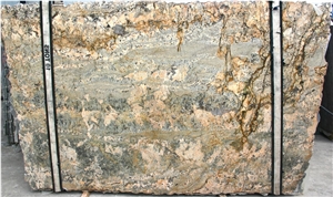 Minsk Green Gold Granite Slabs