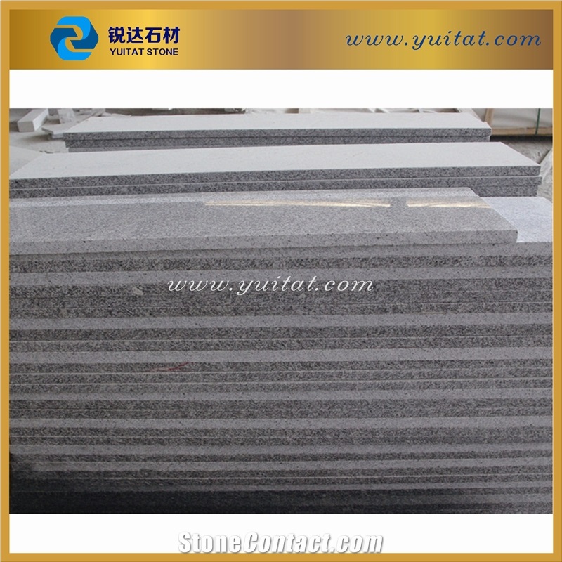 Fujian Quarry Owner Sell Cheapest G603 Granite Staircase Material, Grey Granite Step