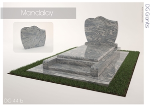 Mandalay Granite Monument, Juparana India Granite Monuments