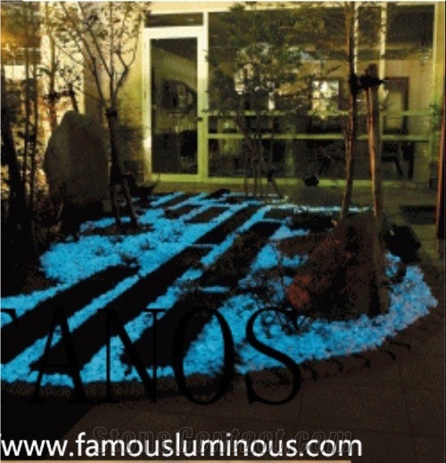 Glow Gravel & Stone for Garden Decoration, Ceramic and Glass Gravels