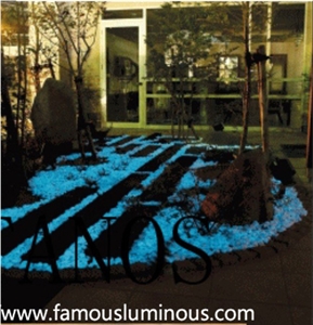 Glow Gravel & Stone for Garden Decoration, Ceramic and Glass Gravels