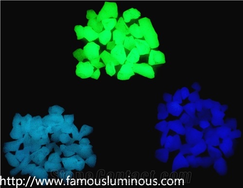 Glow Gravel & Stone for Garden Decoration, Ceramic and Glass Gravels