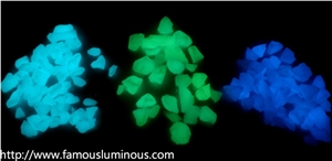Glow Gravel & Stone for Garden Decoration, Ceramic and Glass Gravels