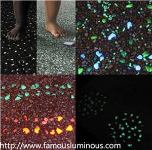Glow Gravel & Stone for Garden Decoration, Ceramic and Glass Gravels