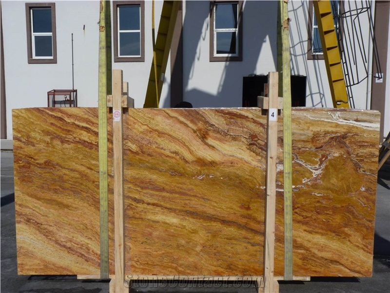 Travertine Caramel Slabs