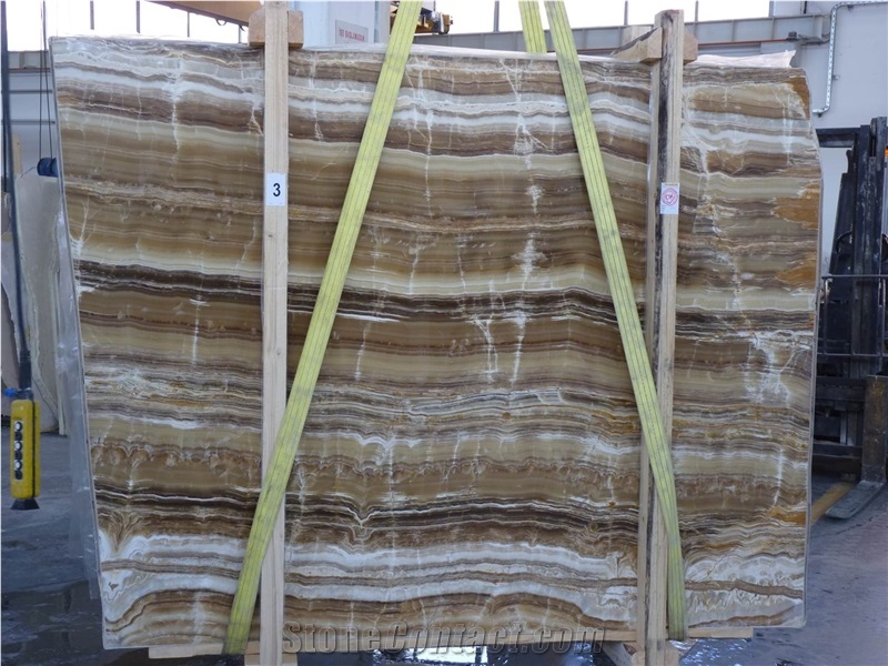 Wood Onyx Slabs & Tiles, Turkey Brown Onyx