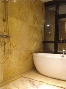 Yellow River Marble Slabs, Tiles