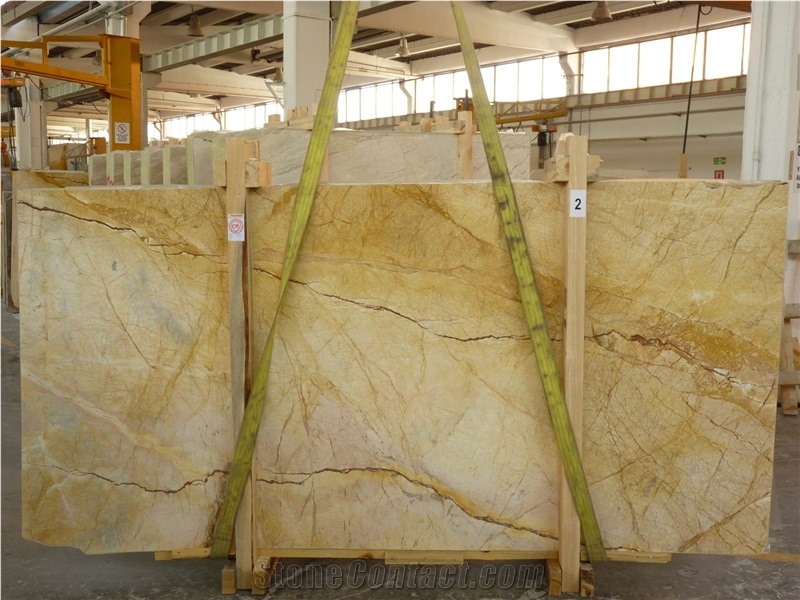 Yellow River Marble Slabs, Tiles