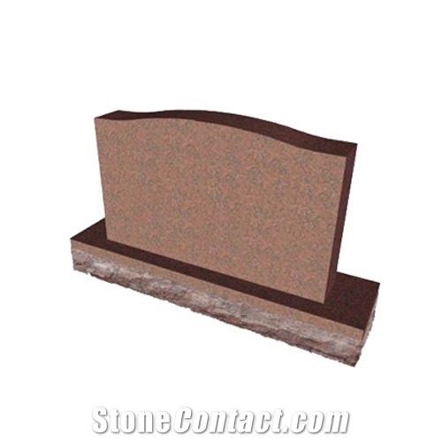 Amercian Style Tombstone, Brown Granite Monument & Tombstone