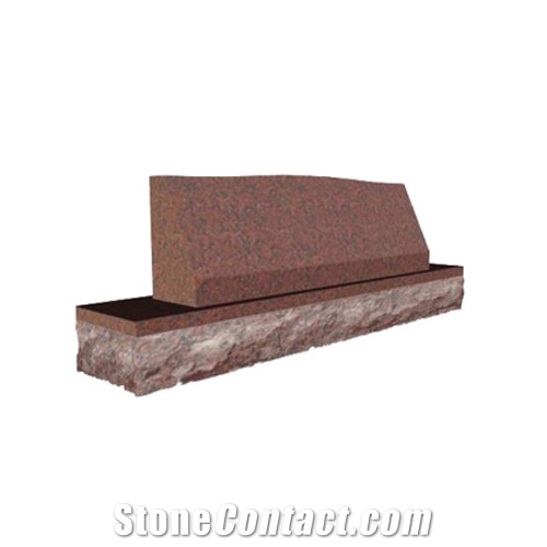 Amercian Style Tombstone, Brown Granite Monument & Tombstone