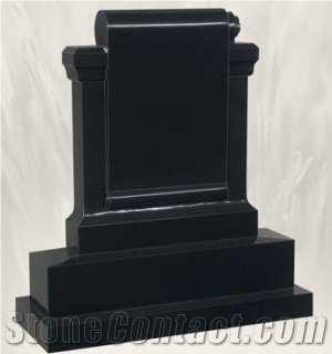 Black Granite Gravestone, Shanxi Black Monument & Tombstone