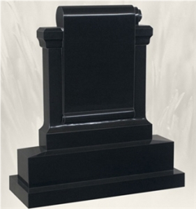 Black Granite Gravestone, Shanxi Black Monument & Tombstone