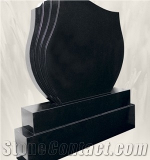 Black Granite Gravestone, Shanxi Black Monument & Tombstone